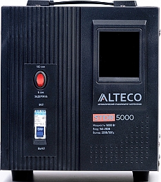Автоматический стабилизатор напряжения Alteco STDR 5000 вид спереди
