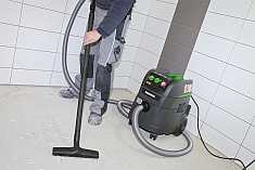 Использование промышленного пылесоса Eibenstock DSS 35 M IP