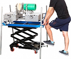 Применение машины для раструбной сварки пластиковых труб Rotorica Rocket Bench Welder 160