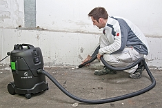 Применение строительного пылесоса Eibenstock SS 1401 L